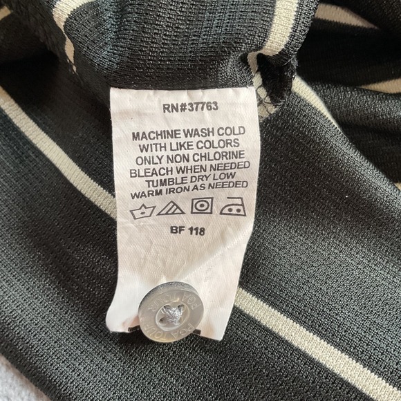 PGA Tour Polo Shirt Men 2XL Black Striped Short Sleeve Golf Casual Outdoors NWOT - Picture 7 of 14